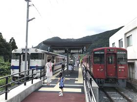 立野駅プラットフォーム