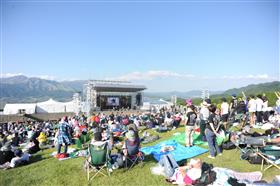 音楽フェスの様子