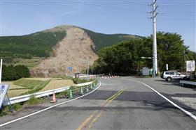 黒川地区地表地層断層　復旧後