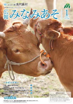 広報みなみあそ2021年1月号表紙画像